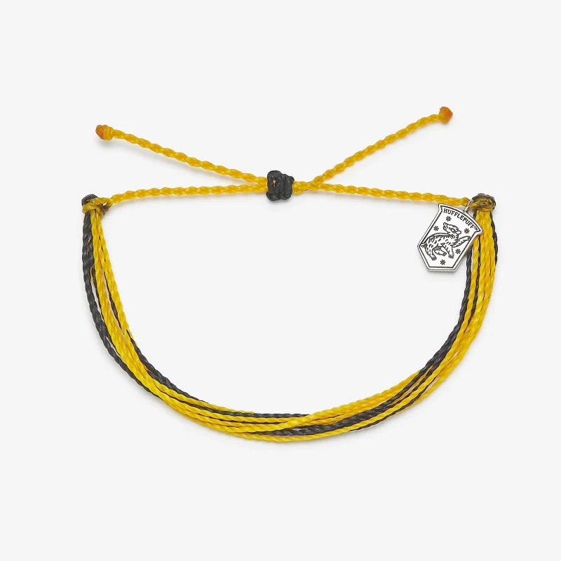 Ladies Bracelets with Zircon-Original Hufflepuff™ Charm Bracelet