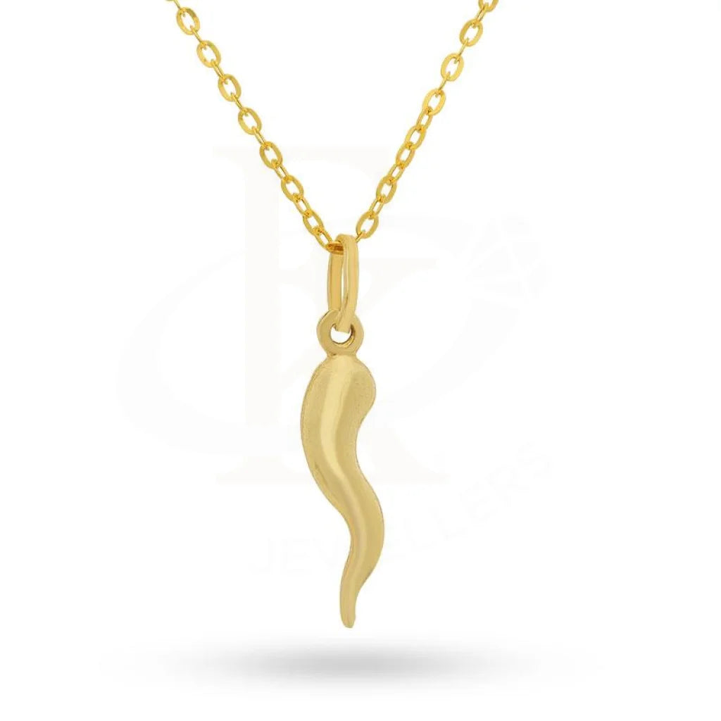 Ladies Round Necklaces -rope chain necklaces -Gold Necklace (Chain with Pendant) 18KT - FKJNKL1498