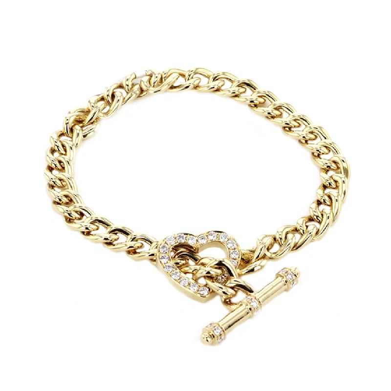 Ladies Bracelets Open Cuff-0.76 ctw Diamond Bracelet