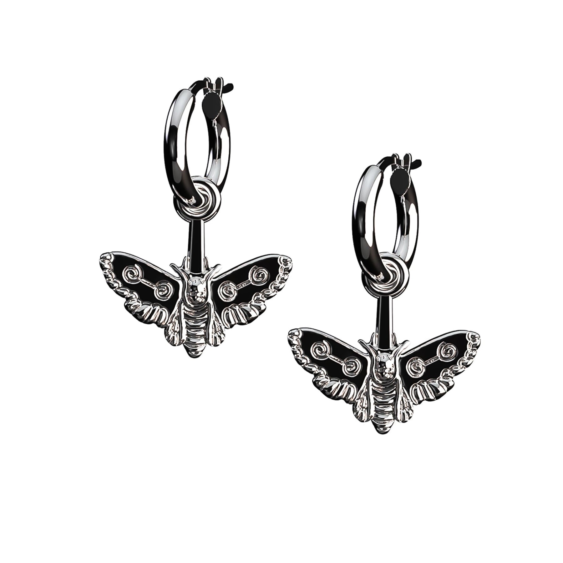 Ladies Square Earrings -MOTH DANGLE EARRING