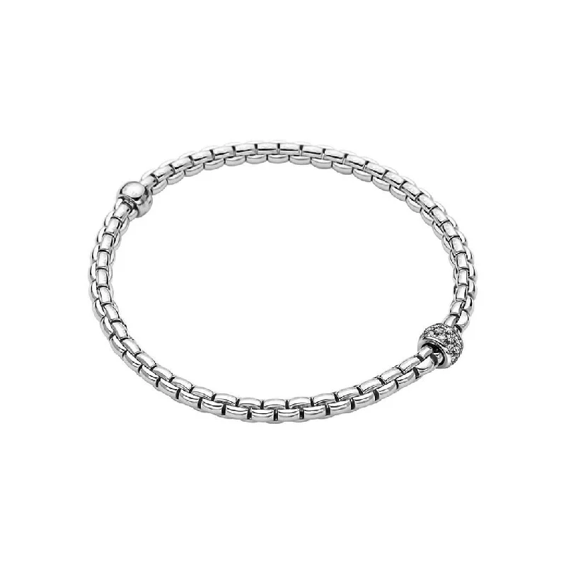 Ladies Bracelets Tree of Life-0.19 ctw Diamond Stretch Flex Bracelet