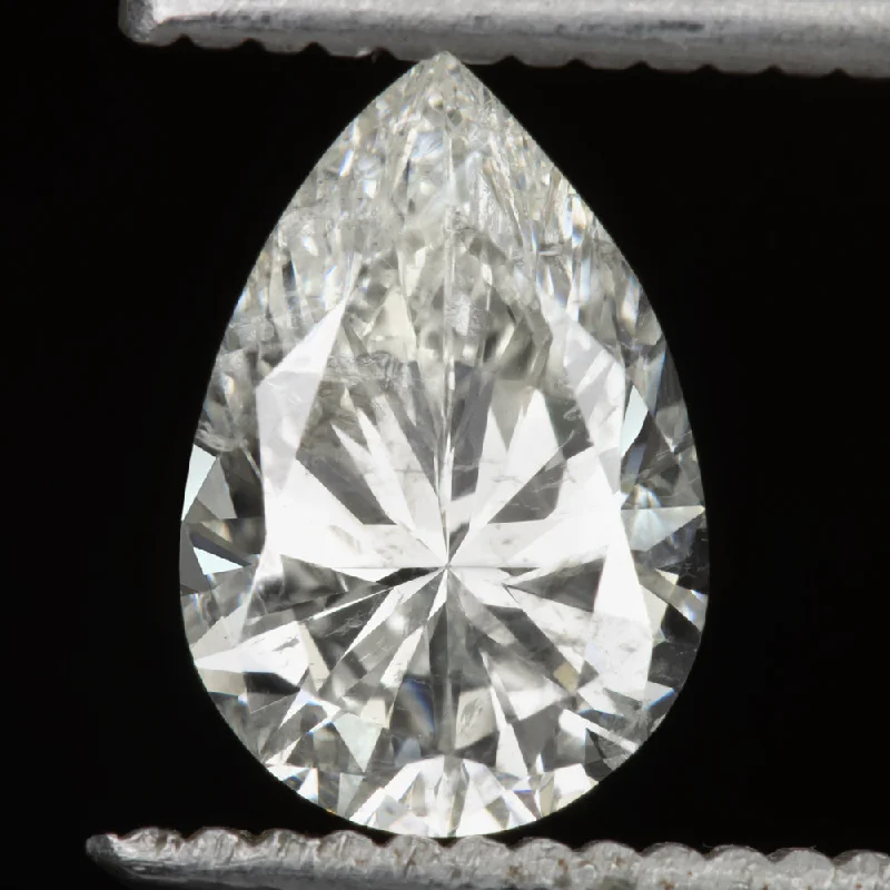 Quiet Engagement Rings -1.5 CARAT PEAR SHAPE DIAMOND H-I SI LOOSE NATURAL TEARDROP ENGAGEMENT PENDANT