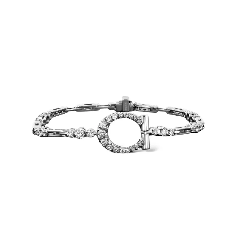 Ladies Bracelets Infinity Symbol-Horse Bit Diamond Bracelet