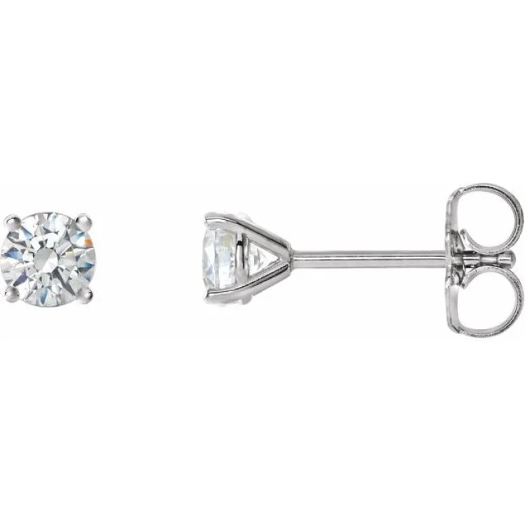 Ladies Chain Earrings -14K White 1/3 CTW Natural Diamond Cocktail-Style Earrings