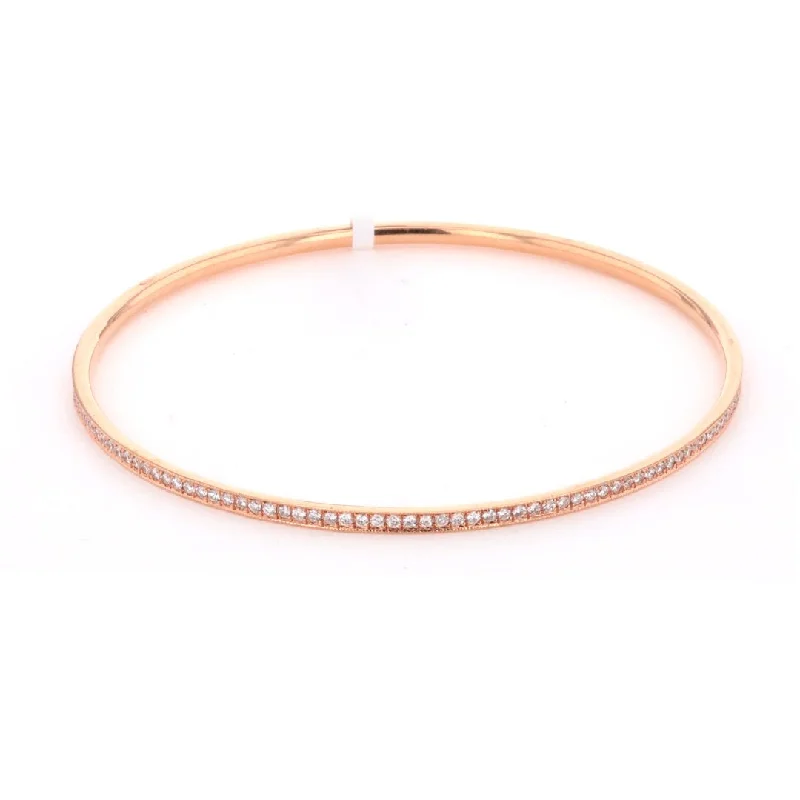 Ladies Bracelets Link Chain-1.44 ctw Diamond Bangle Bracelet