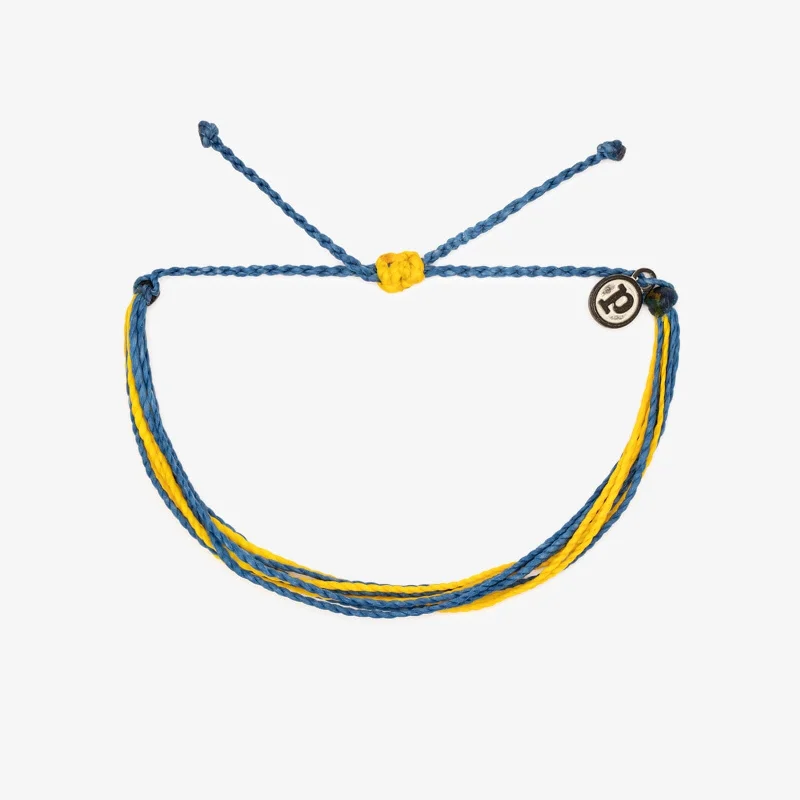 Ladies Bracelets for Evening-Light Blue & Yellow Bracelet