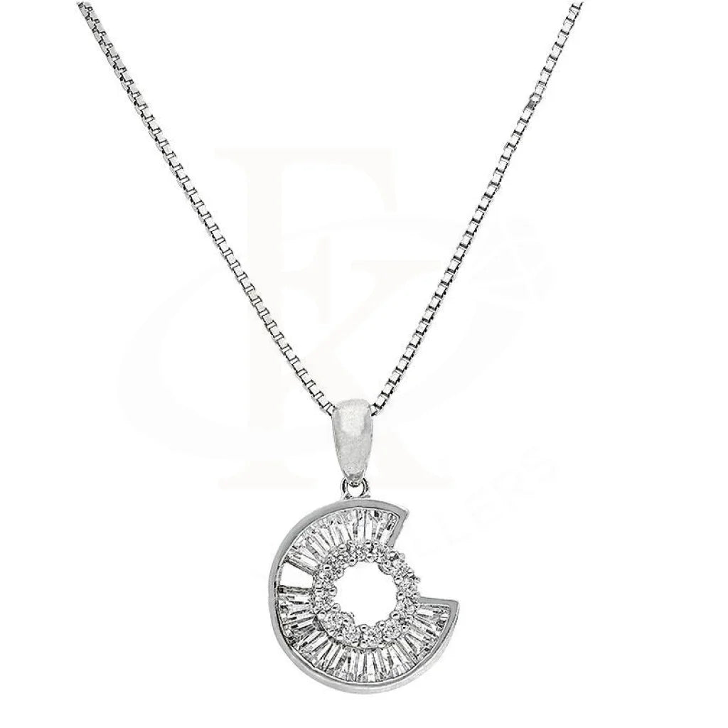 Ladies Timeless Necklaces -figaro chain necklaces -Sterling Silver 925 Necklace - FKJNKL1965