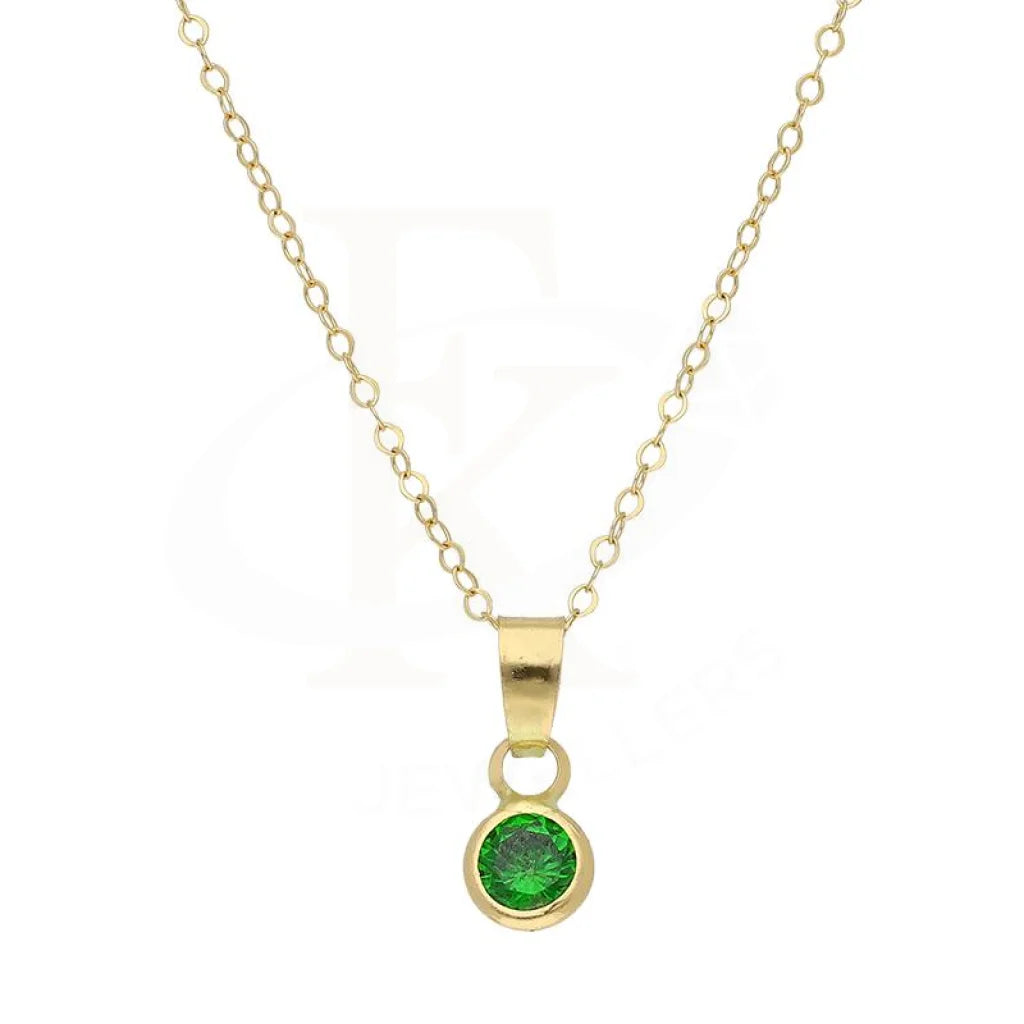 Ladies Animal Necklaces -infinity necklaces for women -Gold Necklace (Chain with Solitaire Pendant) 18KT - FKJNKL18K2851