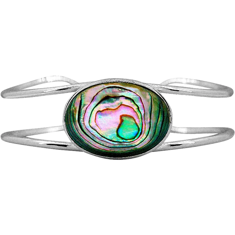 Ladies Bracelets with Pollucite-Colorée Abalone Bracelet