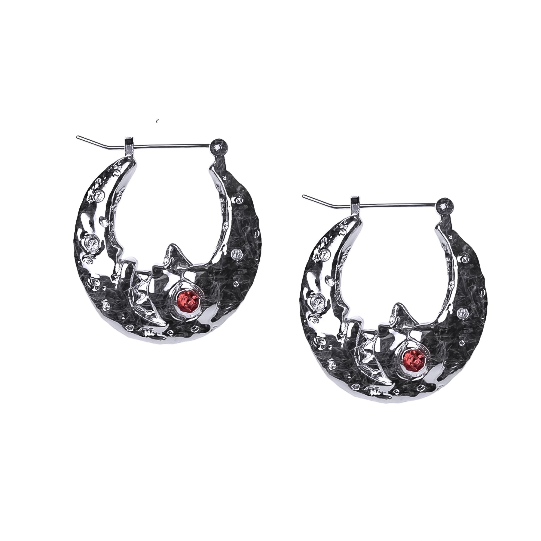 Ladies Sister Earrings -LUNA HOOP EARRING