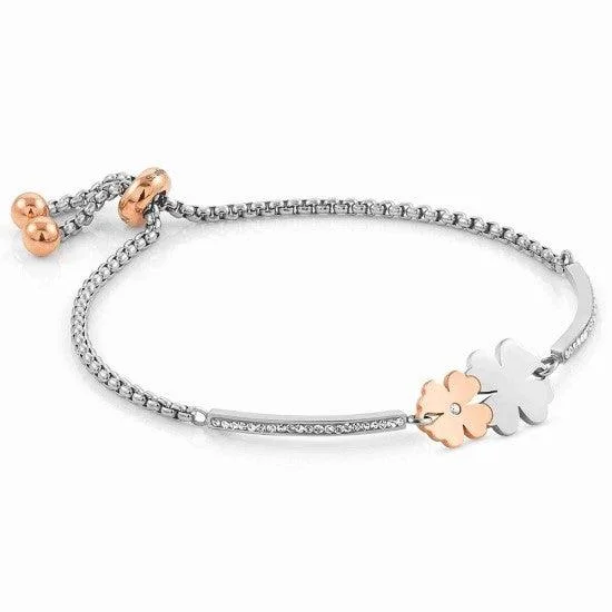 Ladies Bracelets Modern Art-Nomination Milleluci Double Clover Bracelet