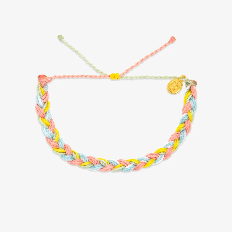 Ladies Bracelets for Best Friends-Mental Health Awareness Braided Bracelet