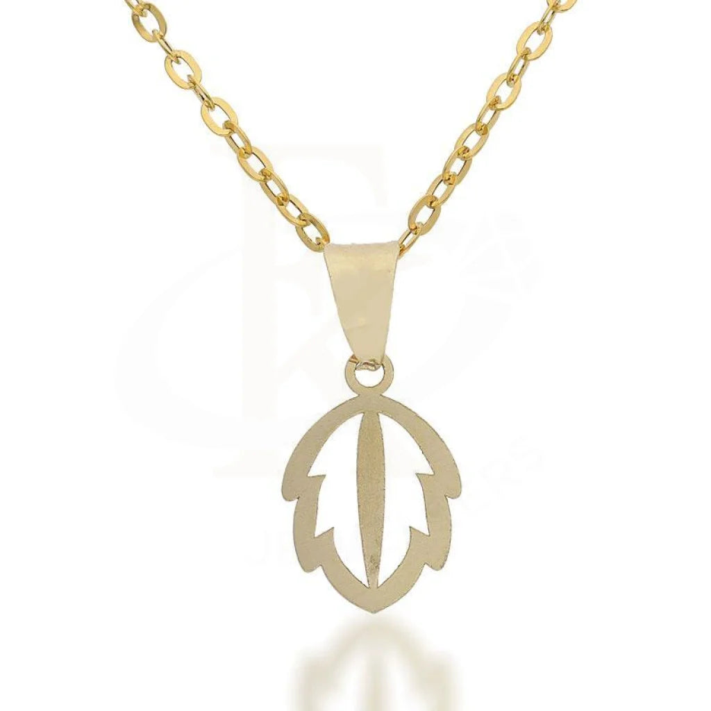 Ladies Sentimental Necklaces -adjustable length necklaces -Gold Necklace (Chain with Pendant) 18KT - FKJNKL18K2084