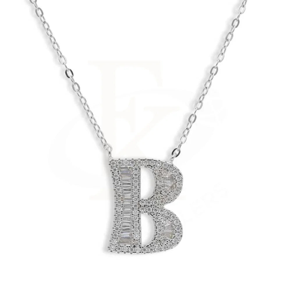 Ladies Evening Necklaces -horoscope necklaces for women -Sterling Silver 925 Alphabet Necklace - FKJNKLSL2946