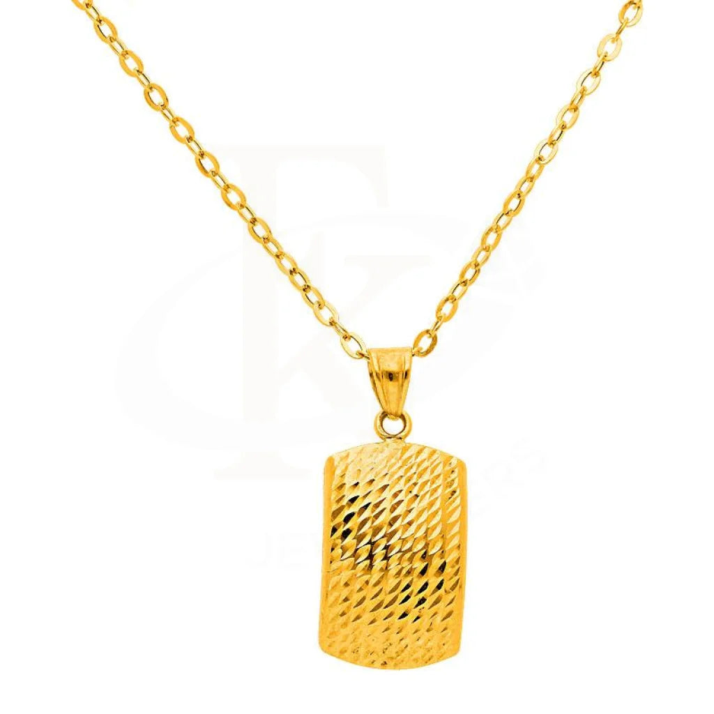 Ladies Draped Necklaces -horoscope necklaces for women -Gold Necklace (Chain with Pendant) 18KT - FKJNKL1561