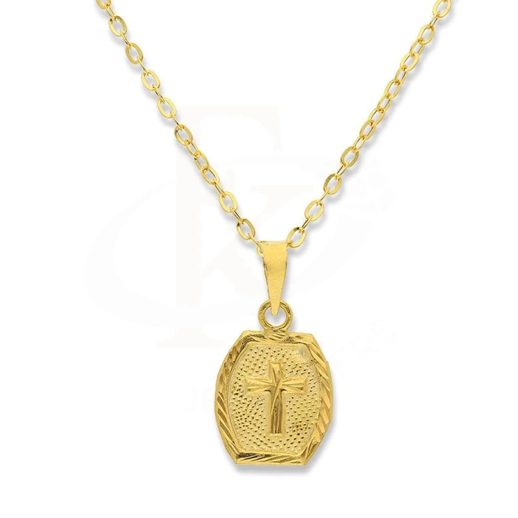 Ladies Dog Necklaces -bohemian necklaces for women -Gold Cross Necklace 18KT - FKJNKL1995