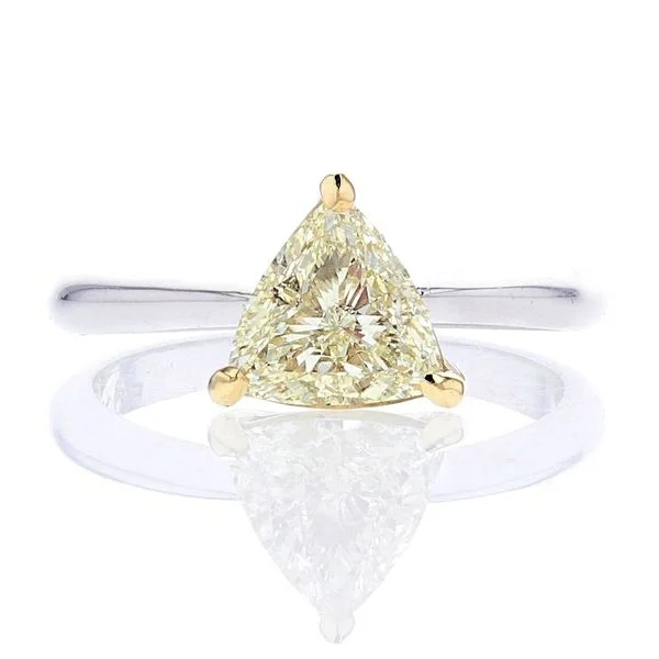 good luck women's rings -Trillion Solitaire Ring