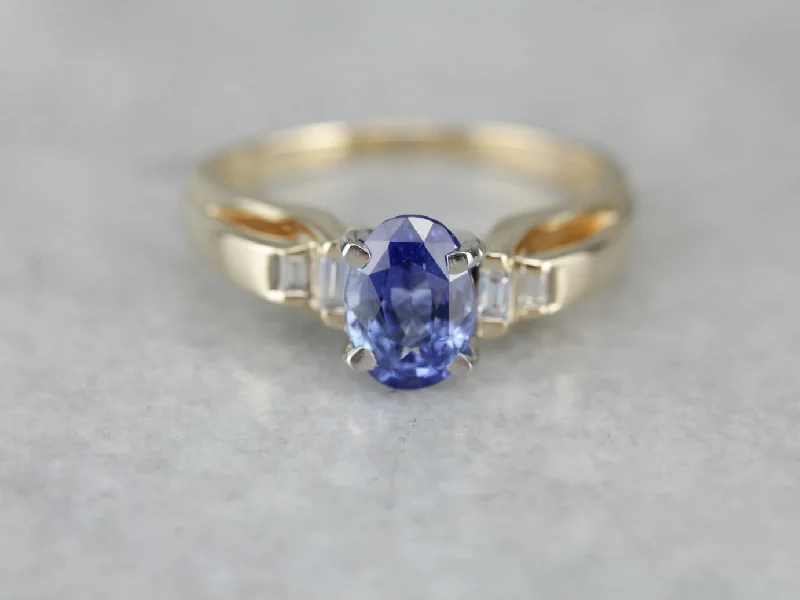 Radiance Engagement Rings -Elegant Sapphire Engagement Ring