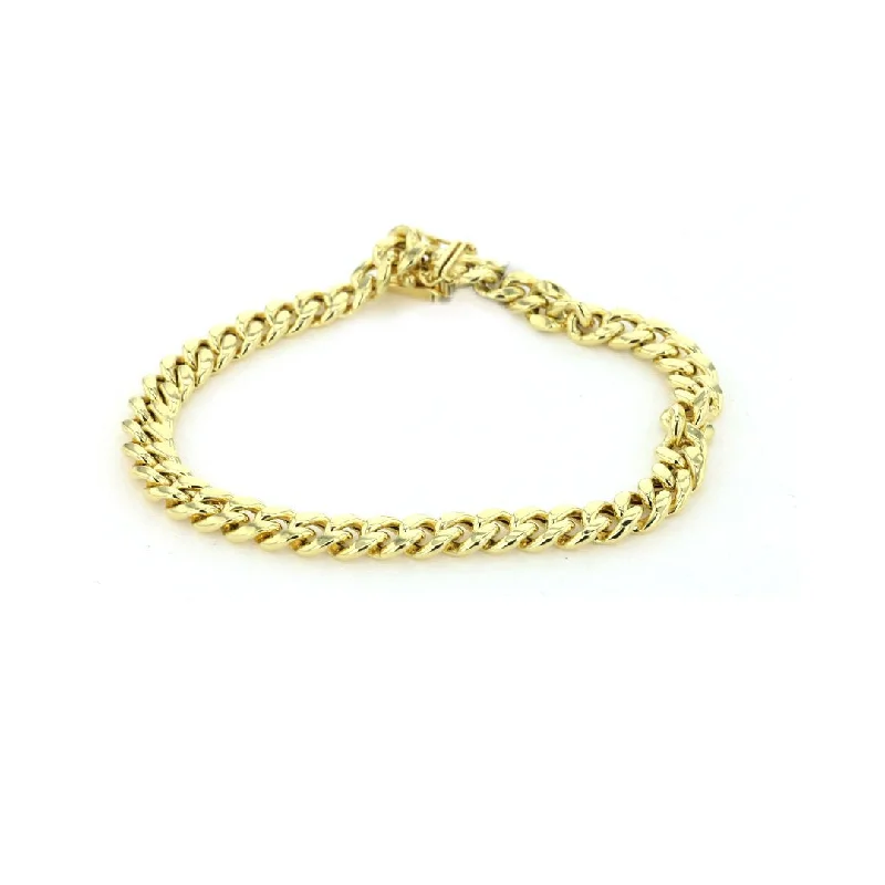 Ladies Bracelets for Wedding-6.6MM Miami Cuban Link Bracelet