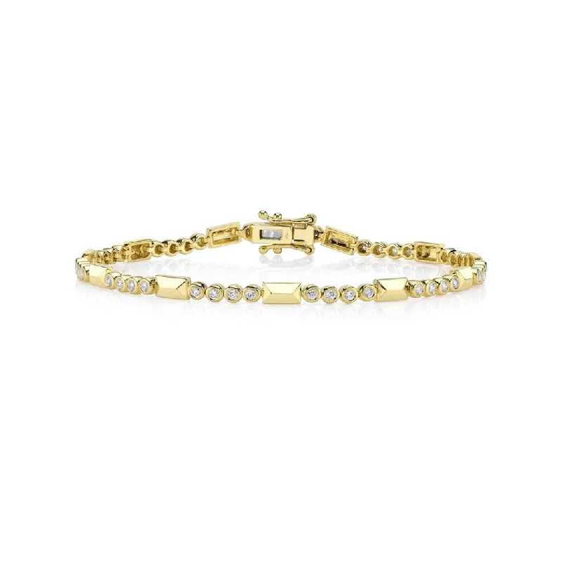 Ladies Bracelets with Grandidierite-0.54 ctw Diamond Bracelet