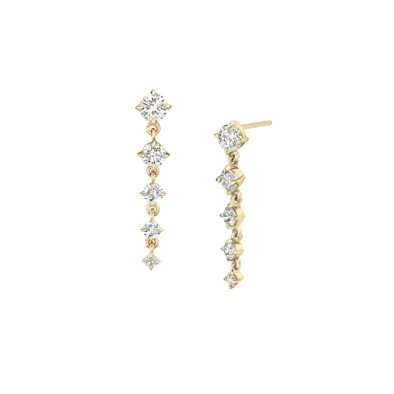 Ladies Club Earrings -Éclat Five Drop Earrings