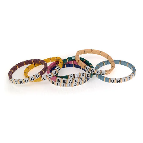 Ladies Bracelets with Amethyst-Enamel Bracelets