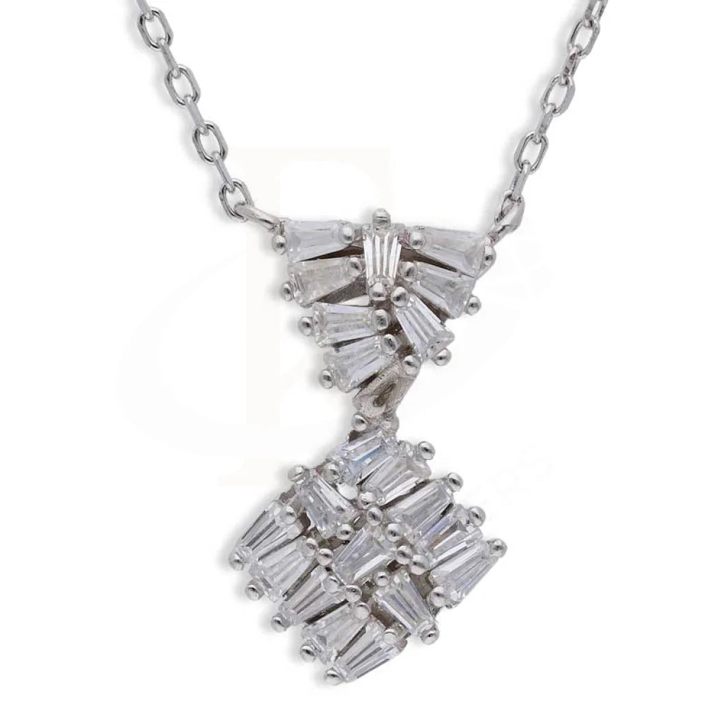 Ladies Inspirational Necklaces -eco-friendly necklaces -Sterling Silver 925 Necklace - FKJNKLSL3012