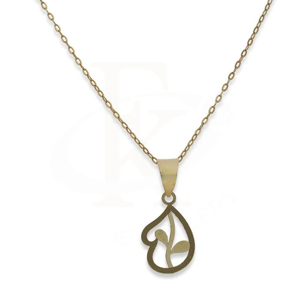 Ladies Layered Necklaces -fair trade necklaces for women -Gold Necklace (Chain with Pendant) 18KT - FKJNKL18K2334