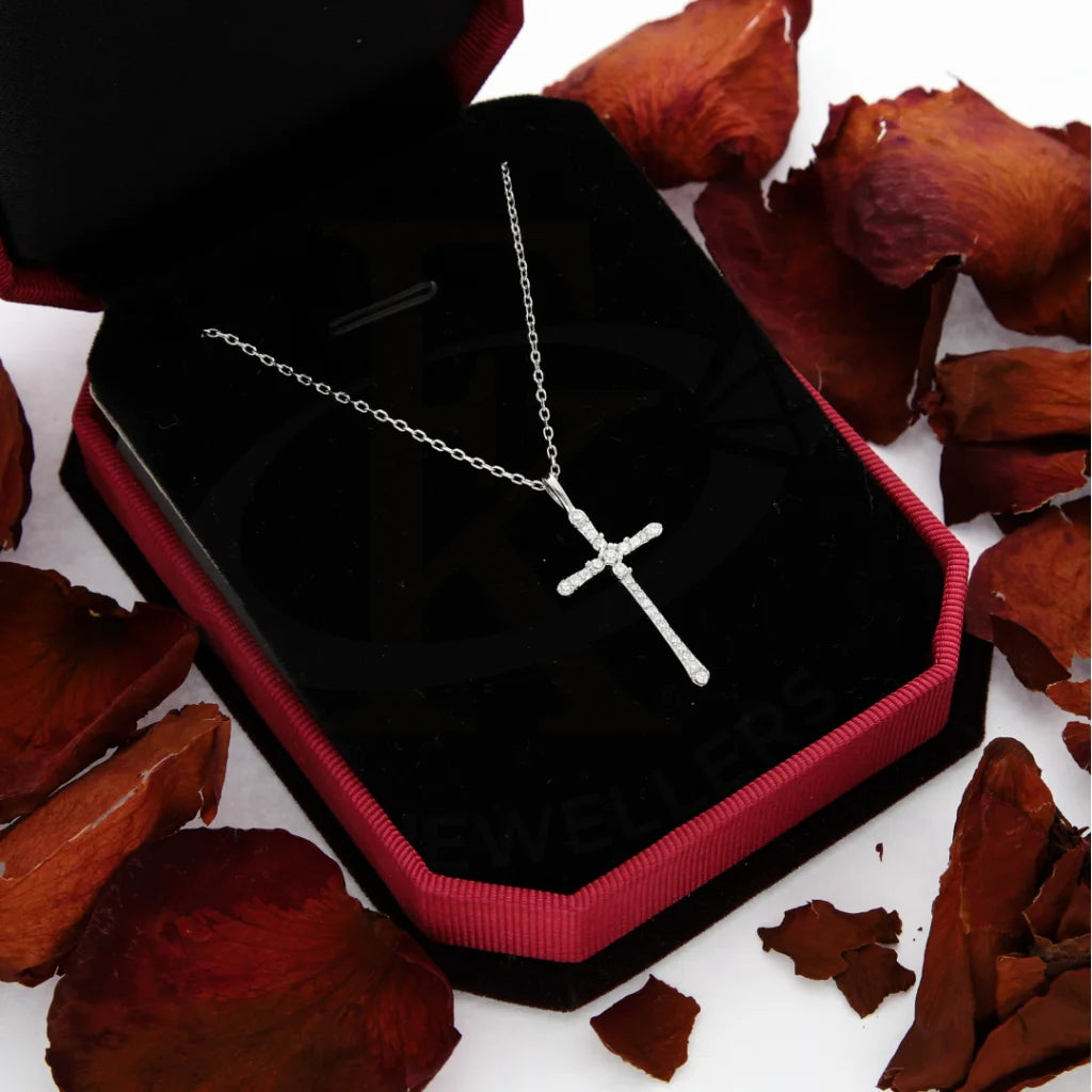 Ladies Cluster Necklaces -waterproof necklaces for women -Sterling Silver 925 Holy Cross Necklace - FKJNKLSL8594