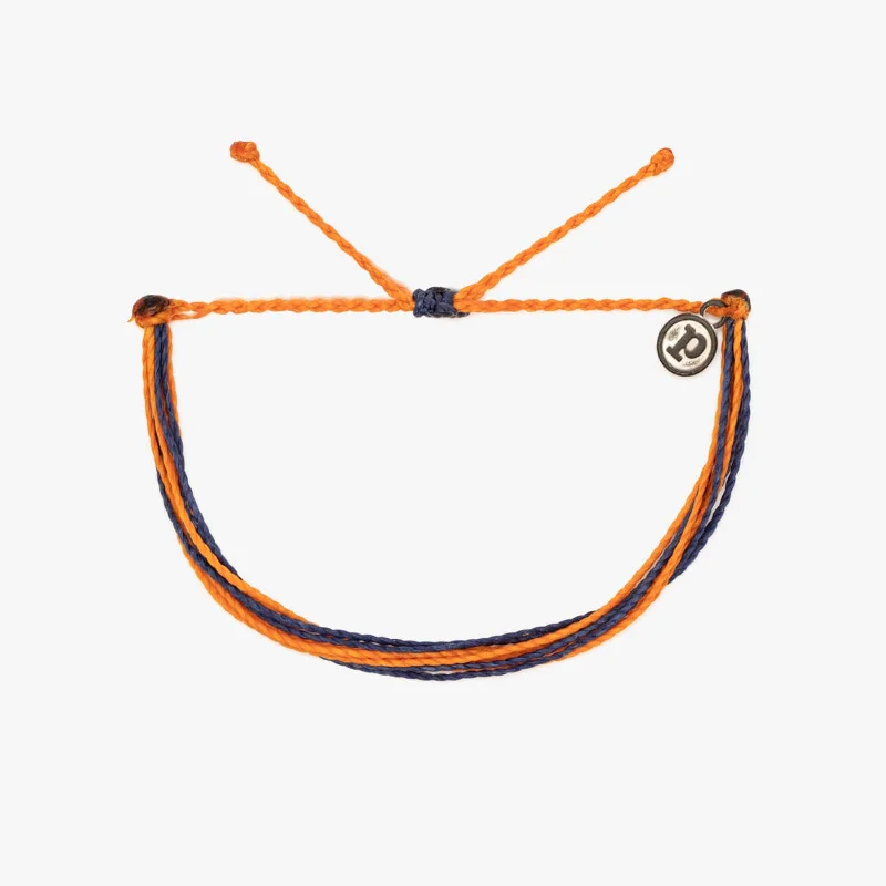 Ladies Bracelets Lightweight-Navy & Orange Bracelet