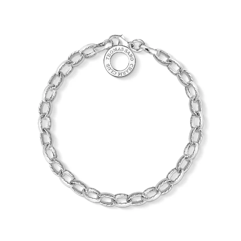 Ladies Bracelets for Doctors-Thomas Sabo 18cm Charm Bracelet