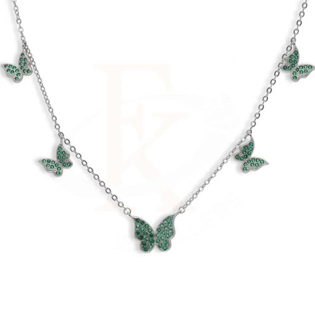 Ladies Radiance Necklaces -butterfly necklaces for women -Sterling Silver 925 Butterflies Necklace - FKJNKLSL2957