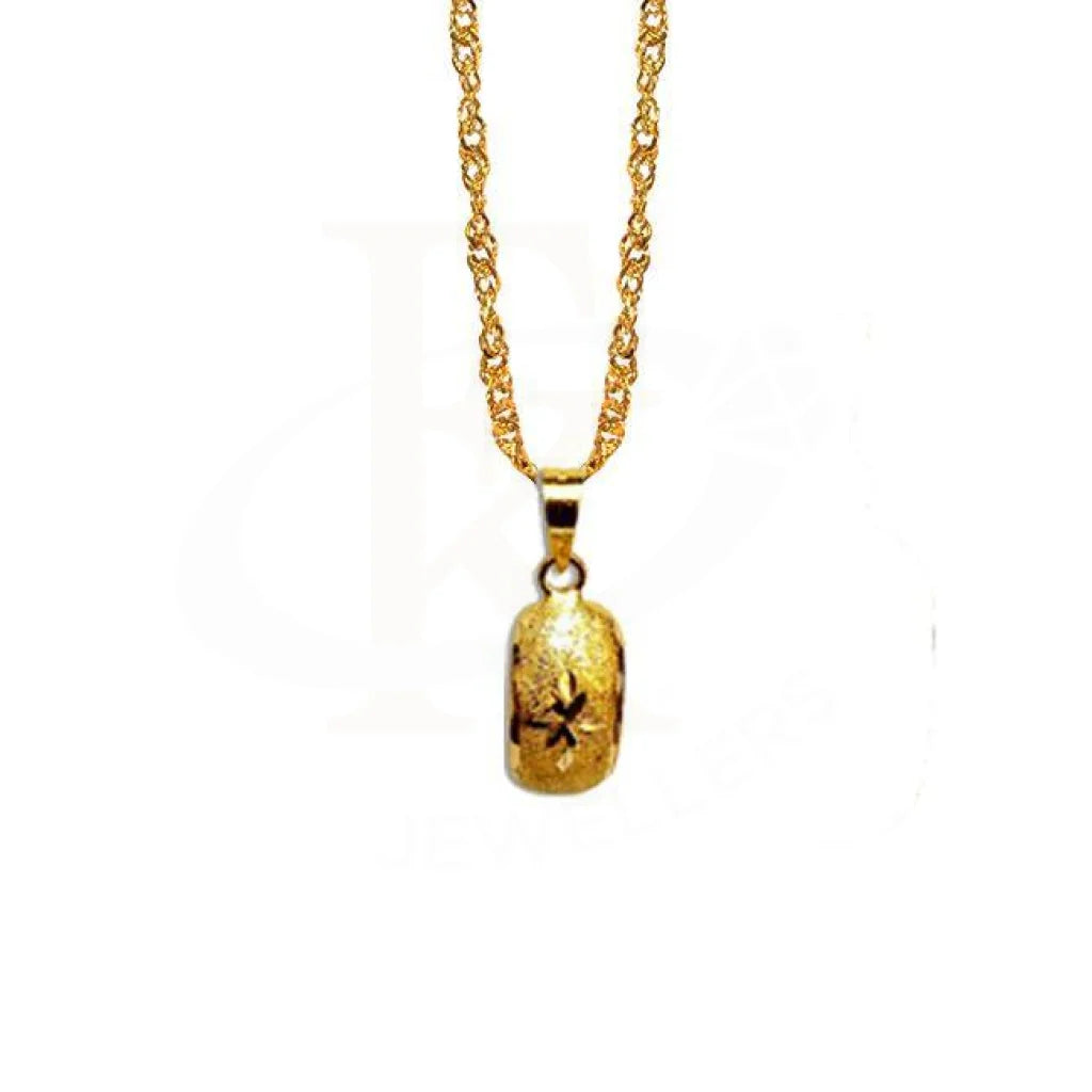 Ladies Valentine’s Day Necklaces -arthritis relief necklaces -Gold Necklace (Chain with Pendant) 18KT - FKJNKL1202