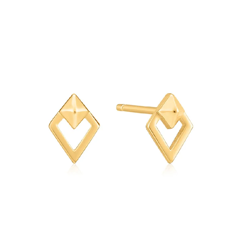 Ladies Rural Earrings -SPIKE DIAMOND STUD EARRINGS