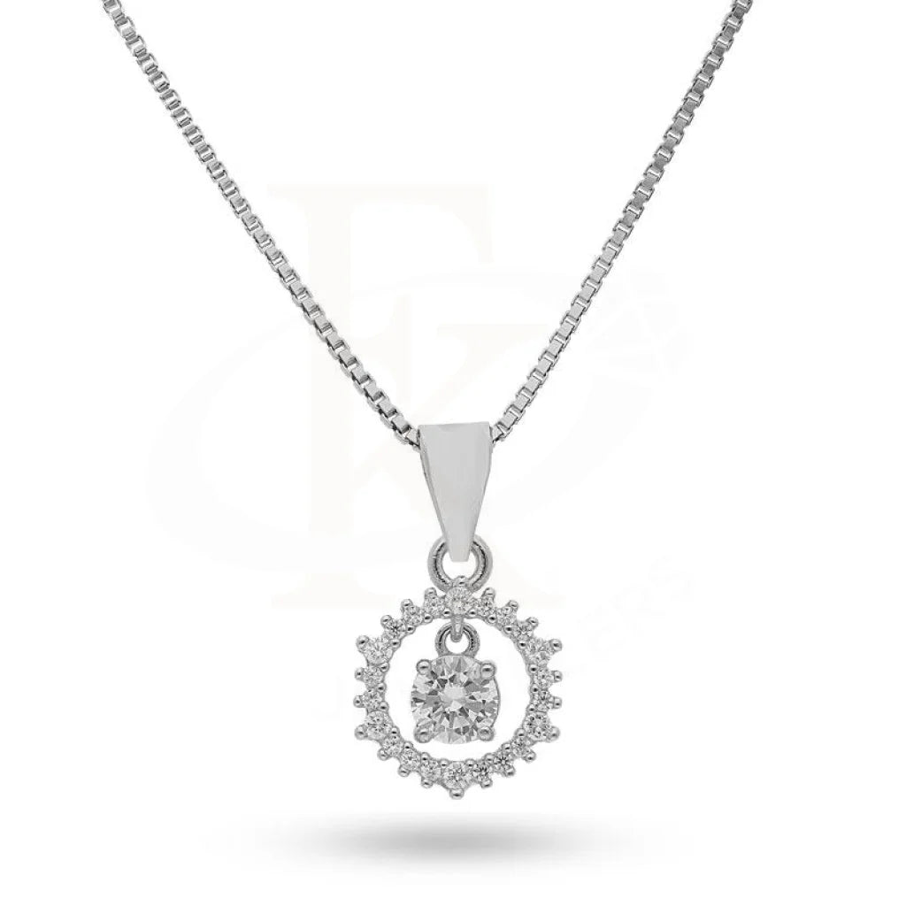 Ladies Soft Necklaces -baroque pearl necklaces -Sterling Silver 925 Necklace (Chain with Pendant) - FKJNKLSL2156