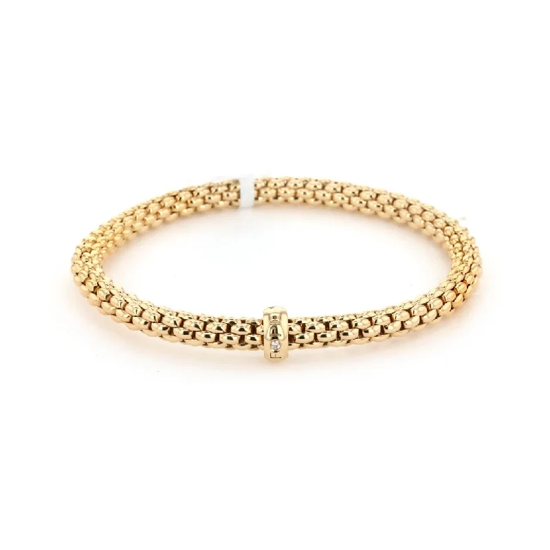 Ladies Bracelets with Spinel-0.01 ctw Diamond Stretch Bracelet