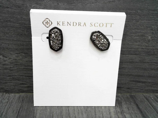 Ladies Whimsical Earrings -ELLIE EARRING GUNMETAL PLATINU