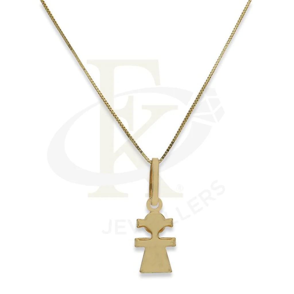 Ladies Strength Necklaces -topaz necklaces for women -Gold Necklace (Chain with Pendant) 18KT - FKJNKL18K2289