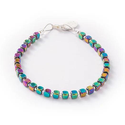 Ladies Bracelets for Wedding-Carrie Elspeth Spectrum Cubes Bracelet