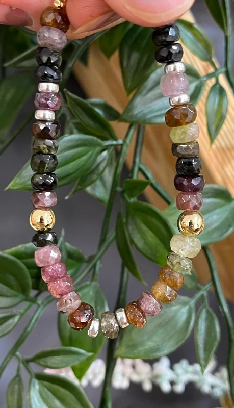 Ladies Bracelets with Flowers-Yaron Morhaim Multi Tourmaline Bracelet